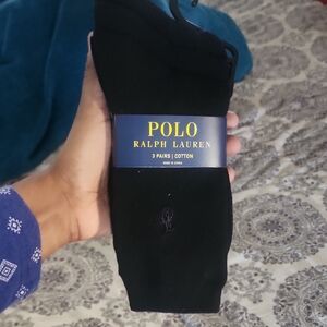Polo Ralph Lauren Black Casual Socks